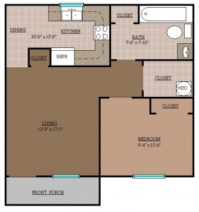 VC 1-Bedroom layout