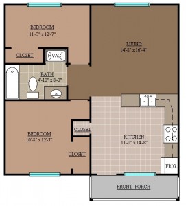 VC 2-Bedroom layout